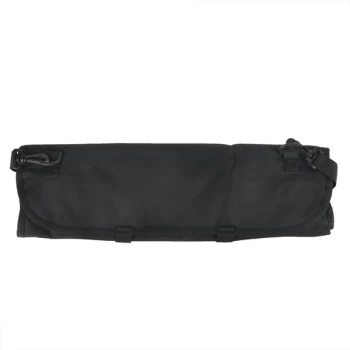Dexter-Russell 20204 7 Pocket Black Cutlery Roll