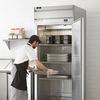 Beverage-Air HRP1WHC-1S Horizon Series 35" Solid Door Wide Reach-In Refrigerator