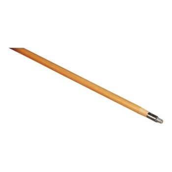 Carlisle Flo-Pac 4526800 72" Metal Threaded Wood Broom / Squeegee Handle