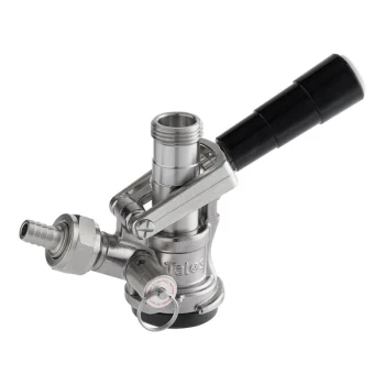"D" System Beer Keg Coupler
