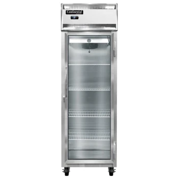 Continental Refrigerator 1R-N-GD 26" One Section Glass Door Reach-In Refrigerator