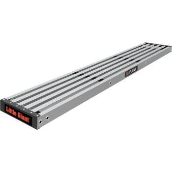 Little Giant 15036 6' Two-Person Aluminum Plank for Ladders - 500 lb. Capacity