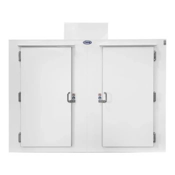 Leer S085UASPF S85 84" Outdoor Freezer with Straight Front, Steel Doors, and 8 Shelves