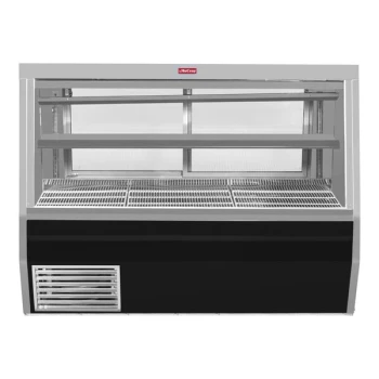 Howard McCray SC-CDS34N-8-BE-LED 34N Series 96" Black Double-Duty Refrigerated Deli Case - 115V