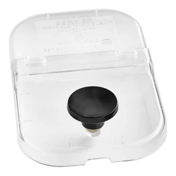 Server 80310 Clear Plastic Hinged Lid for 2 and 3.5 Qt. Fountain Jar
