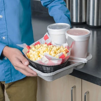 Huhtamaki Chinet 20975 StrongHolder 2 Cup Carrier with Tray - 250/Case