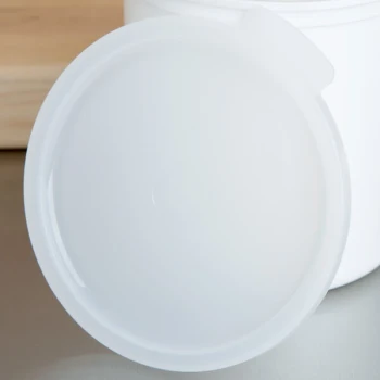 Cambro 1.2 Qt. White Round Polyethylene Crock Lid