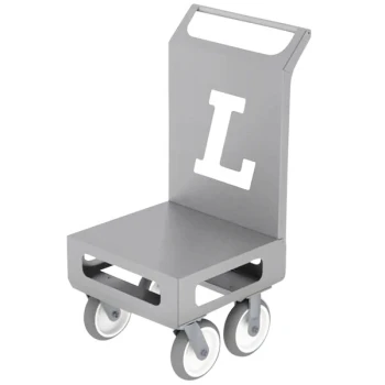 Lakeside 155048 Sprinter 23 1/2" x 20 1/4" Stainless Steel Compact Platform Cart