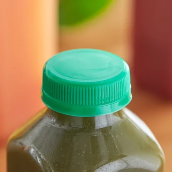 Green Unlined Tamper-Evident Cap for Juice Bottles - 2,500/Case