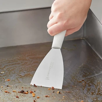 Dexter-Russell 9" x 3" Grill Scraper with Plastic Handle 19603