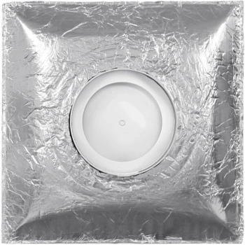 American Louver Company Stratus White Cone Diffuser with 8" Neck and R6 Insulation STR-C-8W-R6