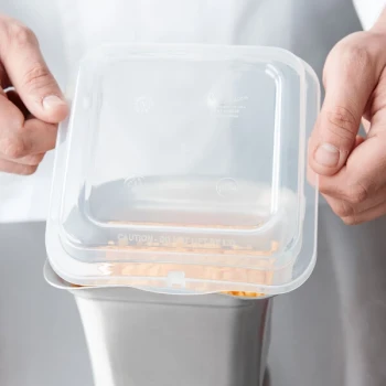 Vollrath 40030 Clear Polypropylene Snap-On Lid for Vollrath 40003
