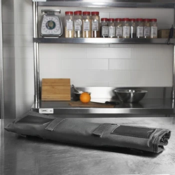 Dexter-Russell 20206 3 Piece Black Cutlery Roll