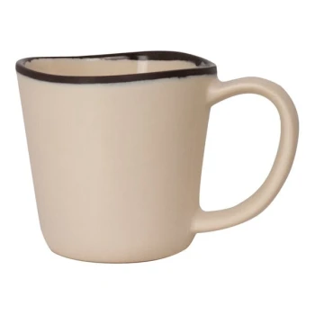 Delfin Marisol Rustic from Steelite International 10 oz. Sand Shell Melamine Mug - 12/Case
