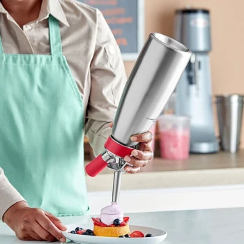 iSi 170301 Gourmet Whip Stainless Steel Whipped Cream Dispenser - 1 Liter