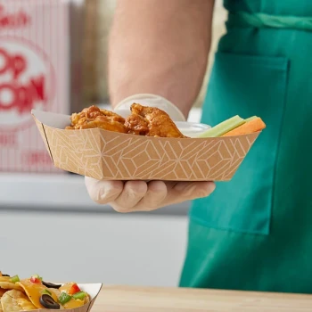 Southern Champion #250 2 1/2 lb. Deco Paper Food Tray - 500/Case