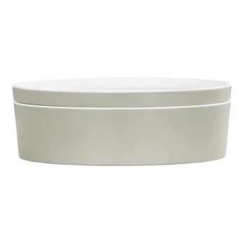 Cal-Mil 7" Ash Round Melamine Bento Box - 3/Case