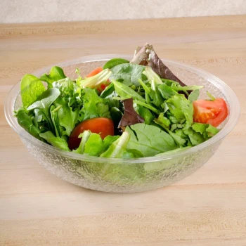 Cambro Camwear® 1.67 Qt. Translucent Pebbled Polycarbonate Serving/Salad Bowl