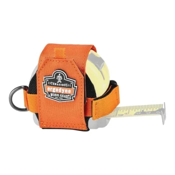 Ergodyne Squids 3770 Large Orange Tape Measure Holder with Belt Clip 19770