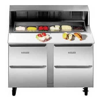 Traulsen UPT276-D 27" 2 Drawer Refrigerated Sandwich Prep Table