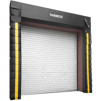 Wesco Industrial Products DS-9696-10-P 8' x 8' Heavy-Duty Dock Seal with 10" Projection and Wear Pleats