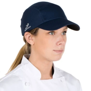 Headsweats Navy Blue Customizable 5-Panel Cap with Eventure Fabric and Terry Sweatband