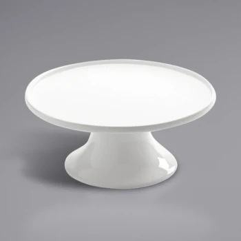 American Metalcraft Prestige PSP12 12" Porcelain Serving Stand