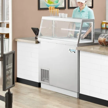 Avantco CPSS-47-HC 47 1/8" 8 Tub Stainless Steel Deluxe Ice Cream Dipping Cabinet