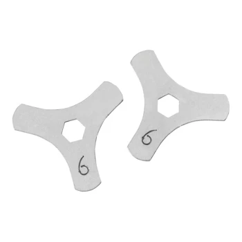 Midwest Rake S550 Professional 57086 3/8" CAM Fittings for Gauge Rakes - 2/Set