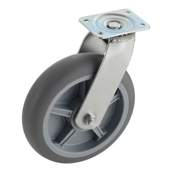 Lavex 8 inch Swivel Oversized Caster for Utility Carts