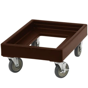 Cambro CD100131 Dark Brown Camdolly for Cambro Camcarrier® and Camtainer®