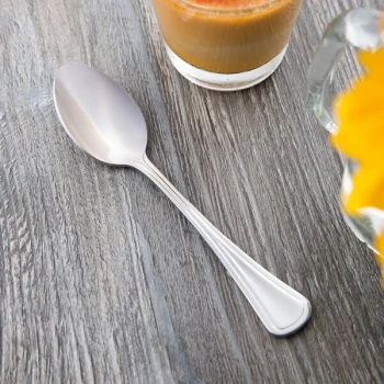 Libbey 888 001 Masterpiece 5 7/8" 18/0 Stainless Steel Heavy Weight Teaspoon - 36/Case