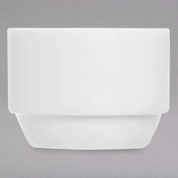 Chef & Sommelier FN030 Infinity 8.5 oz. White Bone China Bouillon by Arc Cardinal - 24/Case