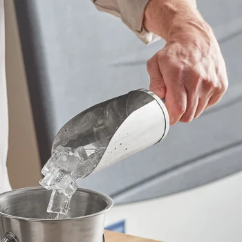 Choice 16 oz. Stainless Steel Flour / Breading Scoop