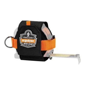 Ergodyne Squids 3770 Extra Large Black Tape Measure Holder with Belt Clip 19771