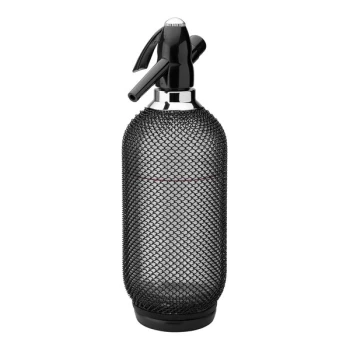 Utopia from Steelite International 1 Qt. Black Soda Siphon UR90203