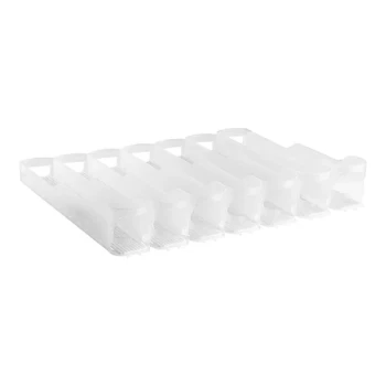 True 929833 Trueflex Clear 7-Lane Bottle Organizer