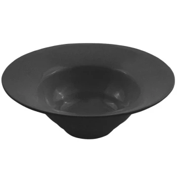 Bon Chef 9172 3 Qt. Black Speckled Sandstone Finish Cast Aluminum Wide Rim Bowl