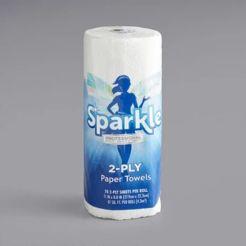 Sparkle Professional Series 2-Ply Premium Paper Towel Roll, 70 Sheets/Roll - 30/Case