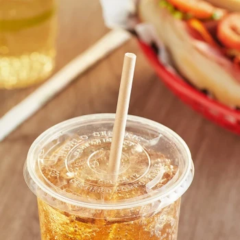 World Centric 10" Kraft Giant Wrapped Paper Straw - 4,000/Case