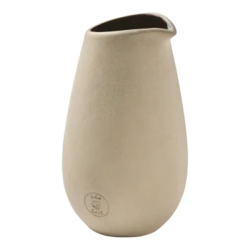 Playground Embrace 8.5 oz. Black Eco-Gres Creamer - 6/Case