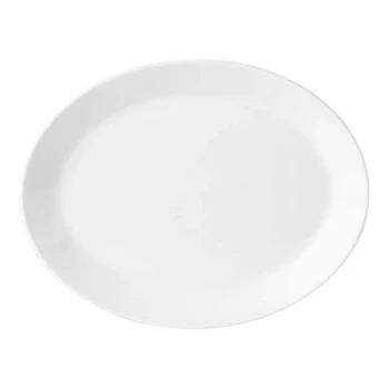 Steelite Performance Simplicity 11" x 8 1/2" Oval Coupe Platter - 12/Case