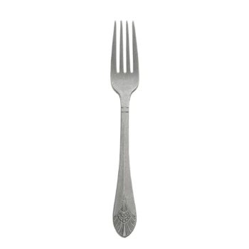 Libbey 664 027 Vintage Metropolitan 7 3/4" 18/0 Stainless Steel Heavy Weight Vintage Dinner Fork - 36/Case