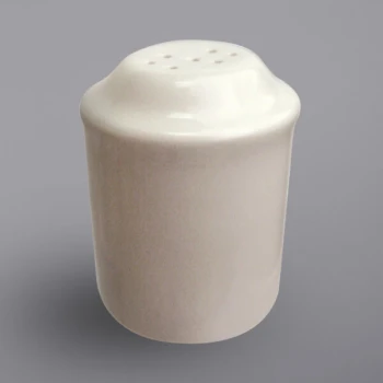 International Tableware Roma 3" Ivory (American White) Stoneware Salt Shaker - 36/Case