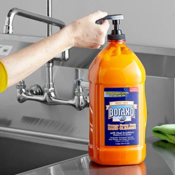 Dial DIA06058 Boraxo 3 Liter Heavy-Duty Liquid Hand Soap with Pump - 4/Case