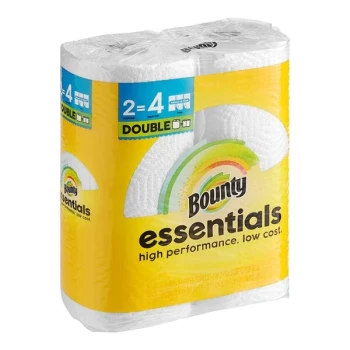 Bounty Essentials 2-Ply Select-a-Size Paper Towel Roll, 108 Sheets / Roll - 16/Case