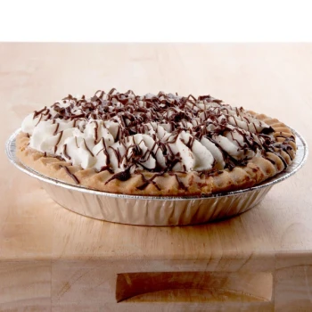 D&W Fine Pack 9 inch x 1 3/16 inch Extra Deep Foil Pie Pan - 500/Case