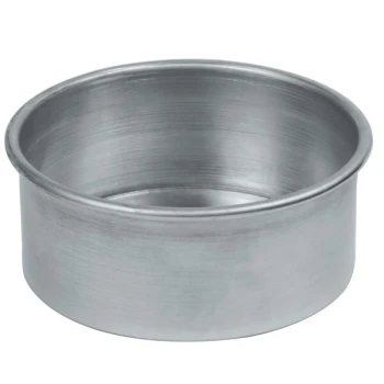 American Metalcraft 3807 7 inch x 3 inch Aluminum Round Cake Pan