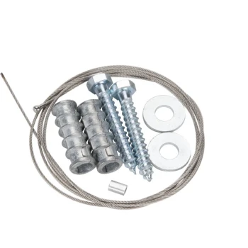 Rubbermaid® FG9W29000000 Fastener and Stainless Steel Canister-Cable Security Kit for GroundsKeeper Tuscan Receptacle