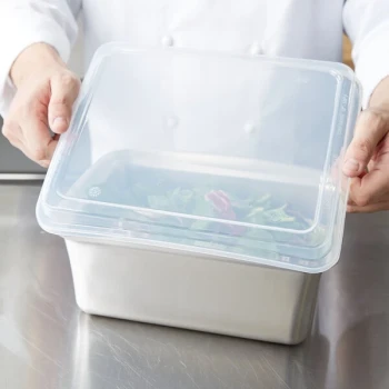 Vollrath 40050 Clear Polypropylene Snap-On Lid for Vollrath 40005